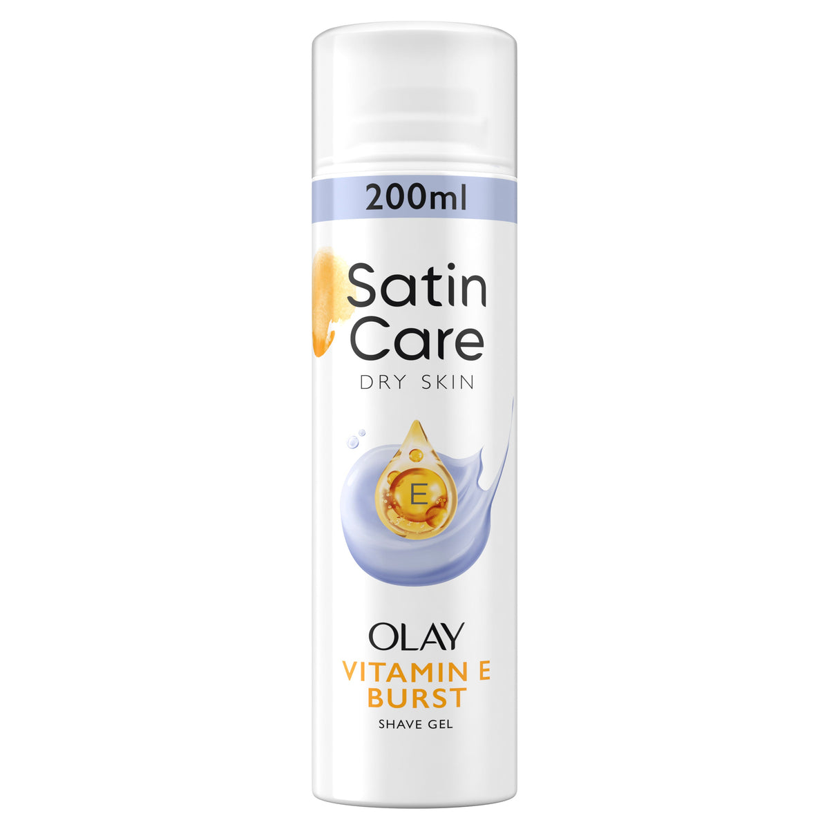 Satin Care Shaving Gel for Dry Skin with Olay & Vitamin E - 200ml - Healthxpress.ie