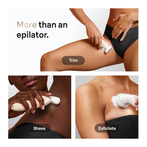 BRAUN Silk-épil 9 Flex 9 3D SE9-060 Wet & Dry Epilator - Gold