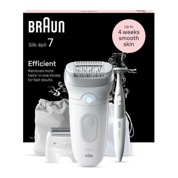 BRAUN Silk-épil 7 SE7-241 Wet & Dry Epilator - Grey