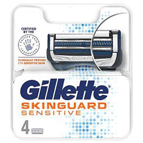 Gillette Men's Skinguard Sensitive Razor Blades - Clinically Tested - 4 Pack - Healthxpress.ie