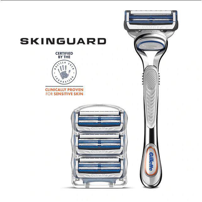 Gillette Men's Skinguard Sensitive Razor Starter Pack - Healthxpress.ie