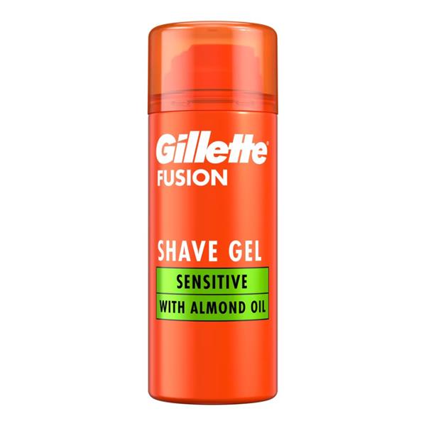 GilletteFusion 5 Ultra Sensitive Shave Gel with Almond Oil 75ML - Healthxpress.ie