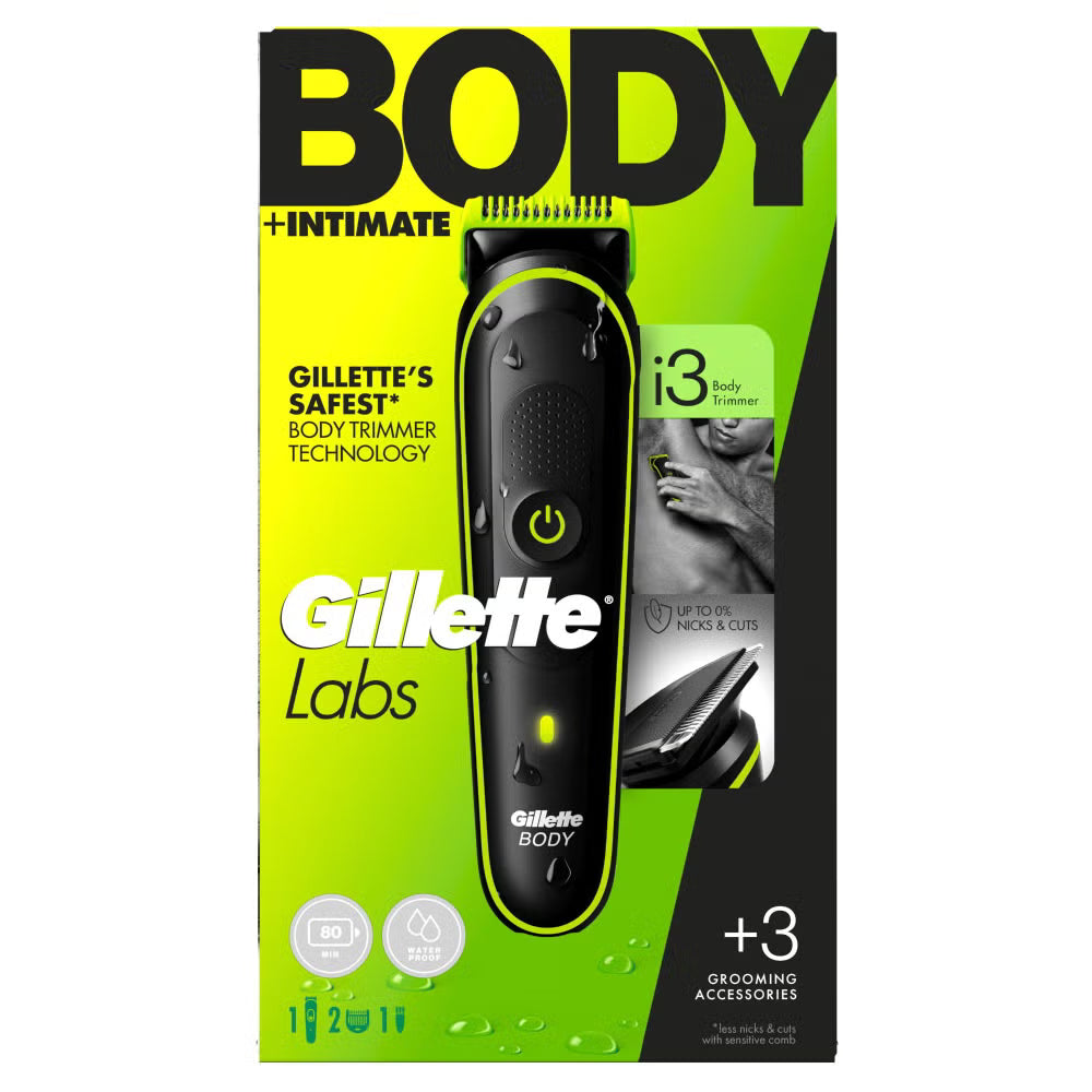 Gillette Labs i3 Body + Intimate Hair Trimmer - Healthxpress.ie