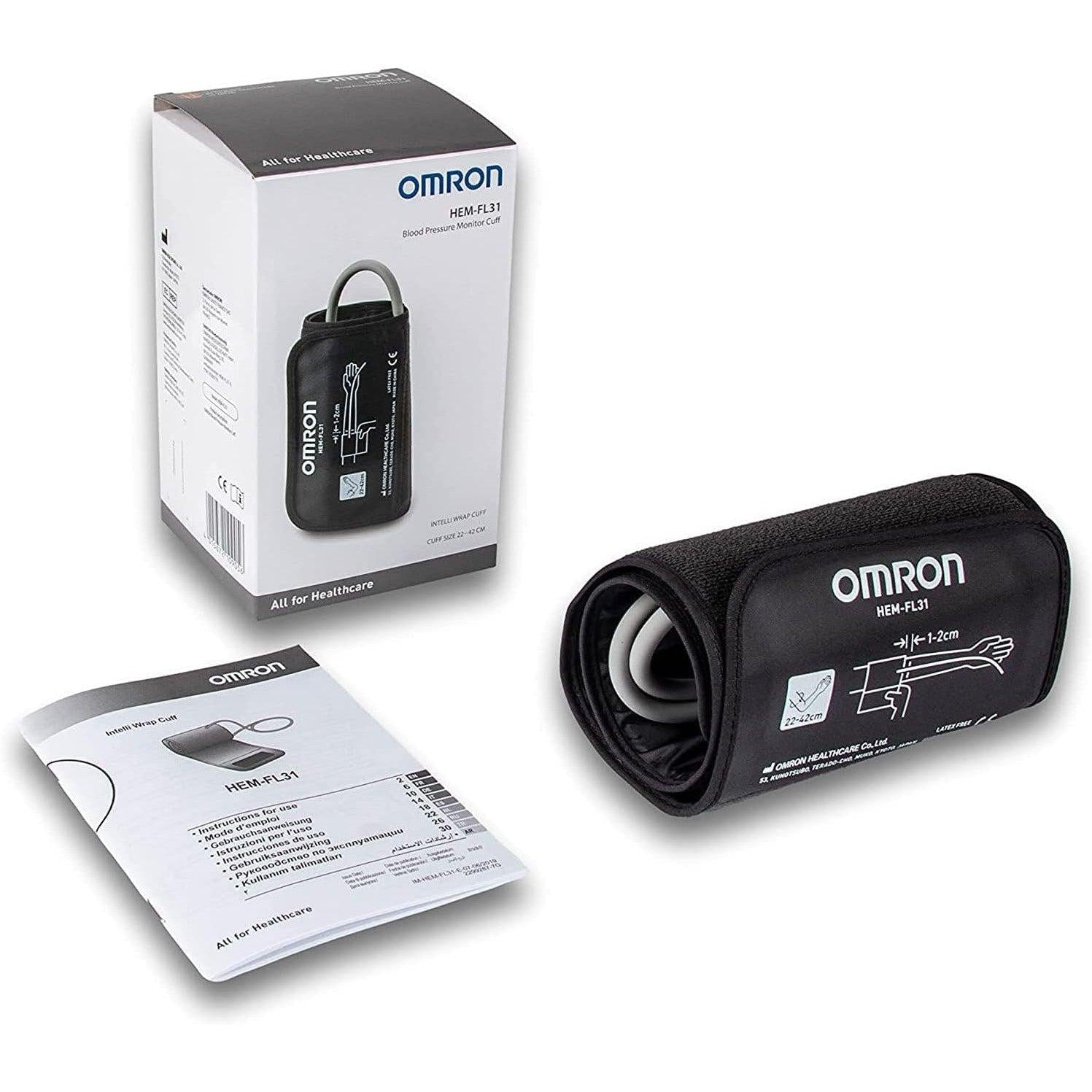 OMRON Intelli Wrap Cuff (22 - 42 cm) HEM-FL31-E for OMRON Upper Arm Blood Pressure Monitors