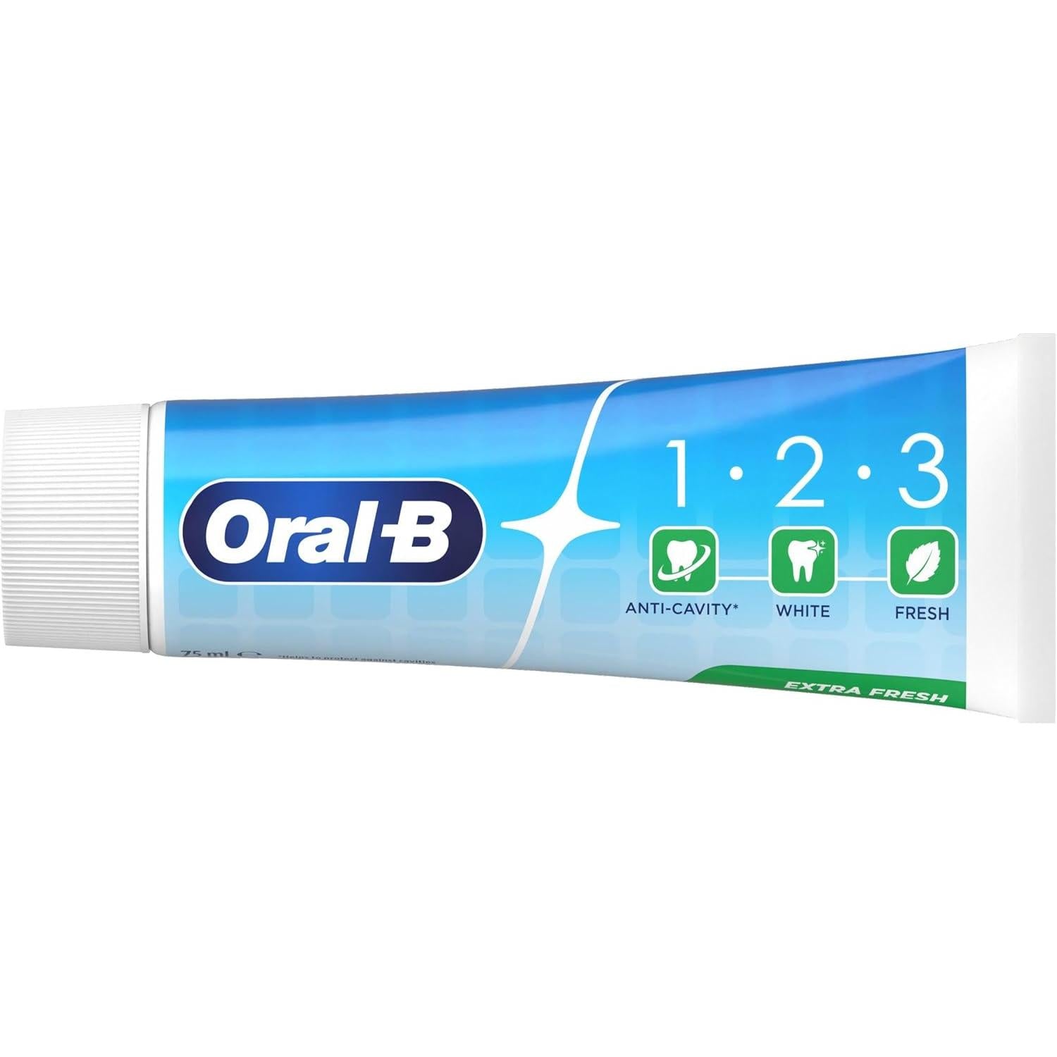 Oral-B 123 Extra Fresh Toothpaste, 75ml