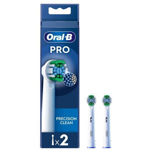 Oral-B Precision Clean Pro Power Toothbrush Refill Heads 2pk