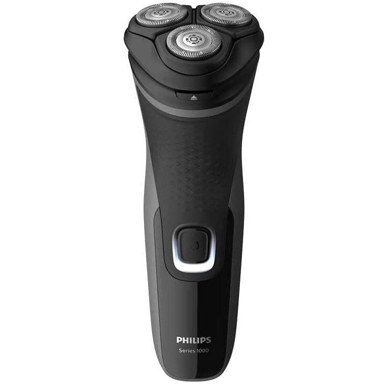 Philips S1231/41 Shaver Series 1000 Dry Electric Shaver - PowerCut Blades, Black - Healthxpress.ie