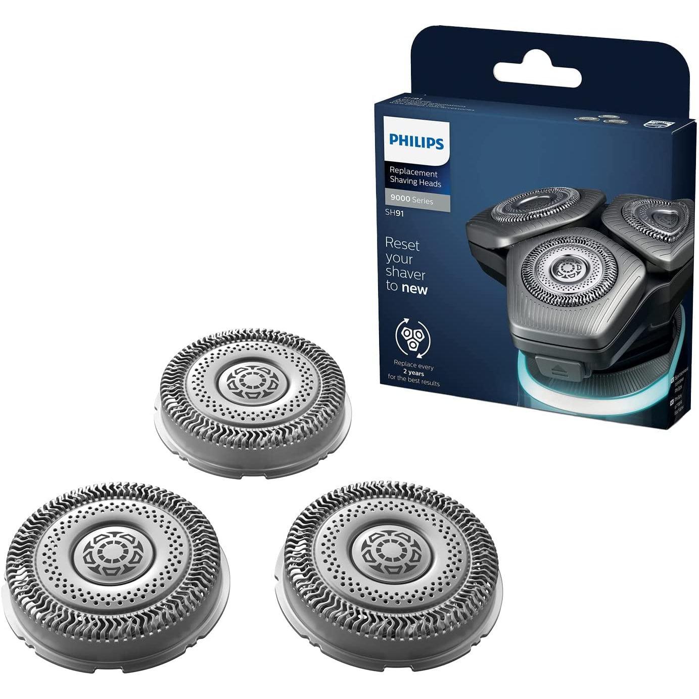 Philips SH91/50 Shaver Series 9000 Replacement Shaving Heads - Fits Philips S9000 (S9xxx)
