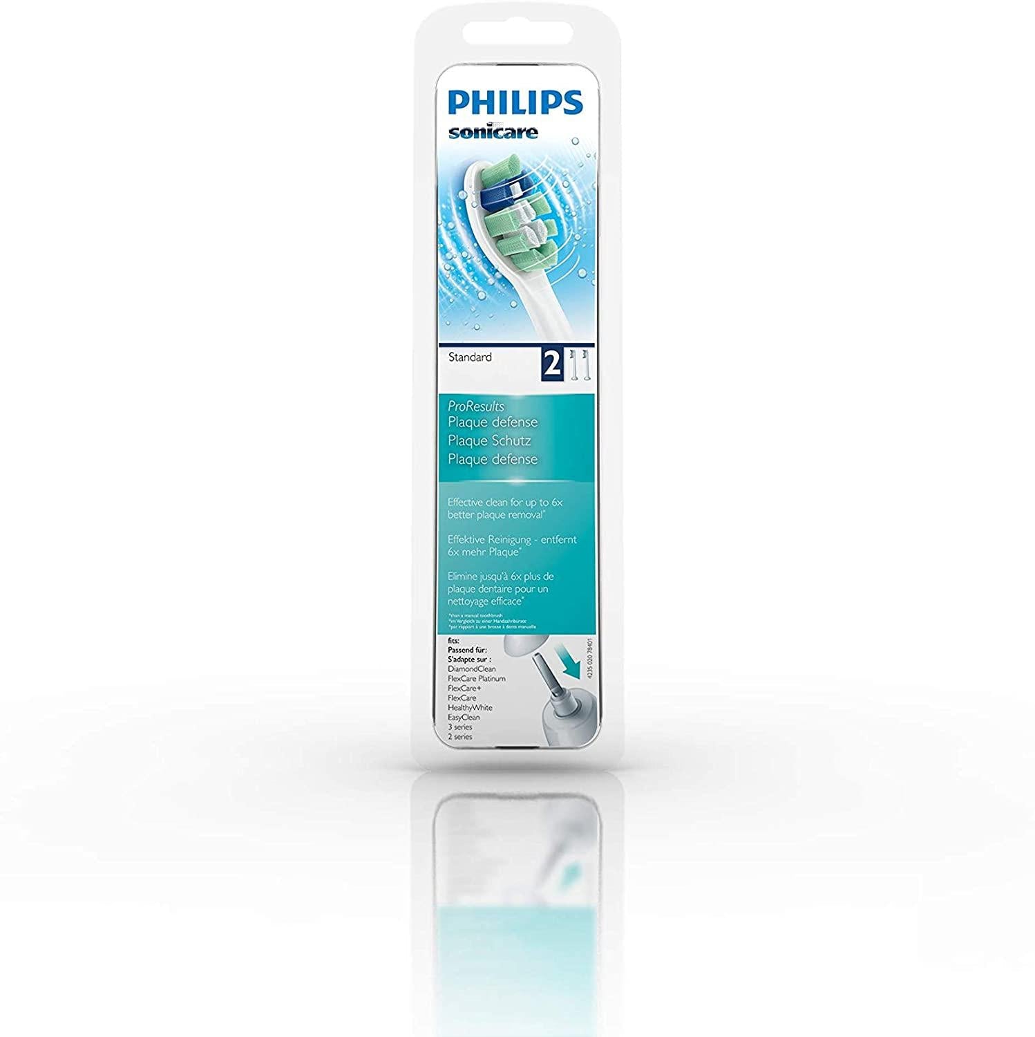 Philips Sonicare ProResults HX9022 Replacement Brush Heads 2 Pack - Healthxpress.ie