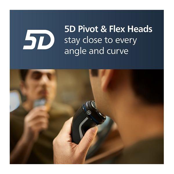 Philips S3143/00 Series 3000 Wet or Dry Electric Shaver - 5D Pivot & Flex Heads - Healthxpress.ie