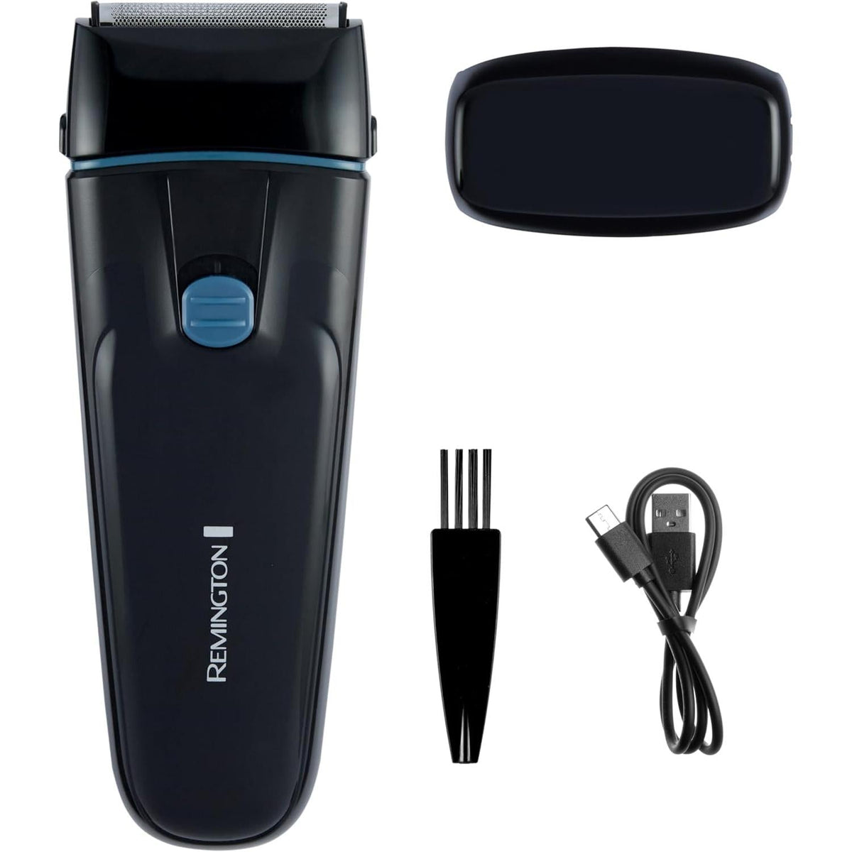 Remington Men's Electric Foil Shaver F1 (Pop-up Trimmer, 30 min Usage, Removable, Washable Blades, Cordless Usage, USB-C , 100% Waterproof) F1000