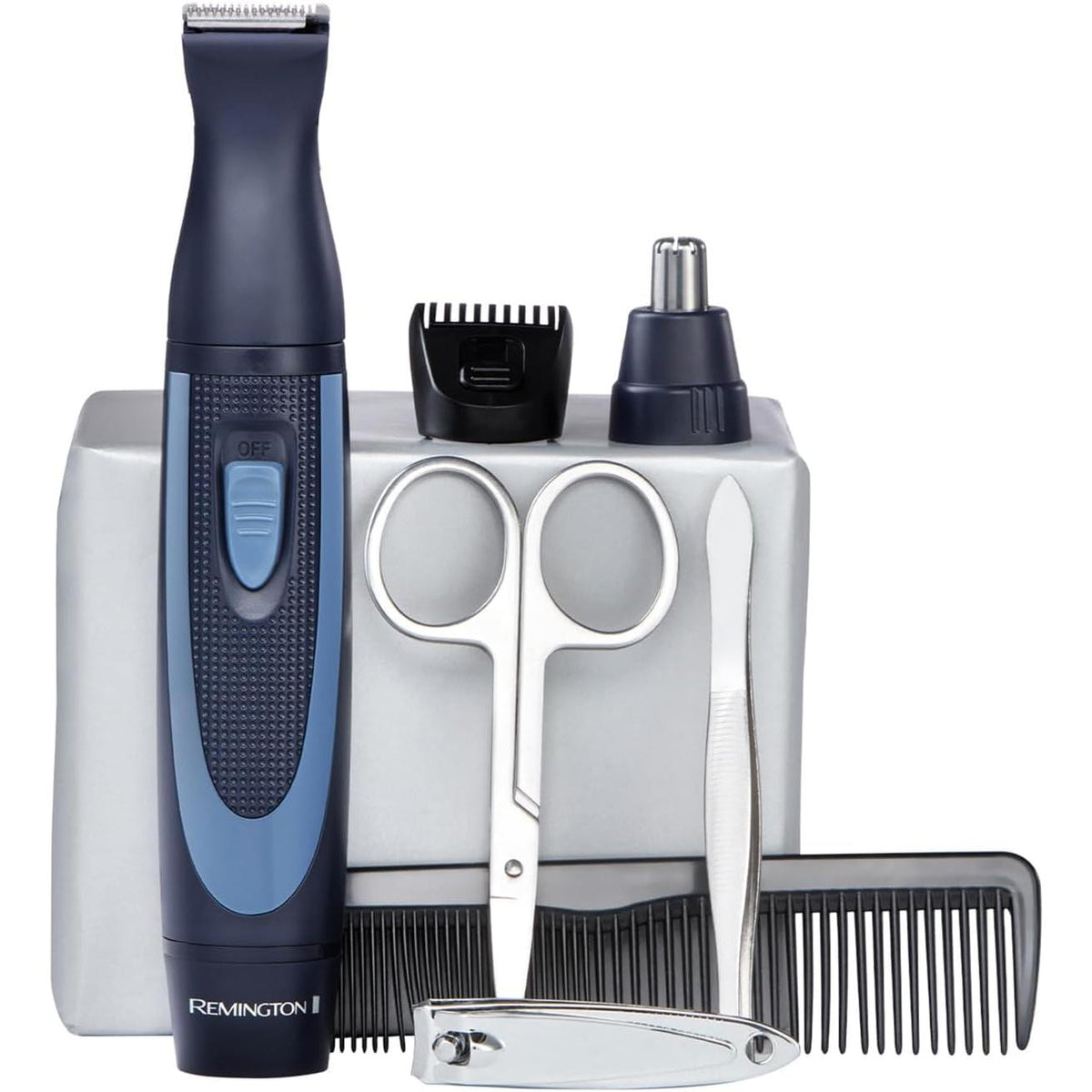 Remington Hygiene Travel Kit with Case (13 Pieces for Hair, Manicure, Pedicure etc., Beard Trimmer, Ear Hair, Facial Hair & Eyebrow Trimmer NE3890