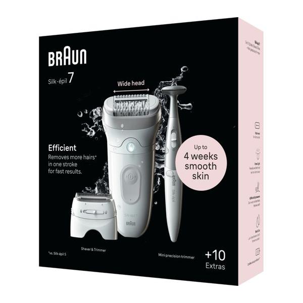BRAUN Silk-épil 7 SE7-241 Wet & Dry Epilator - Grey