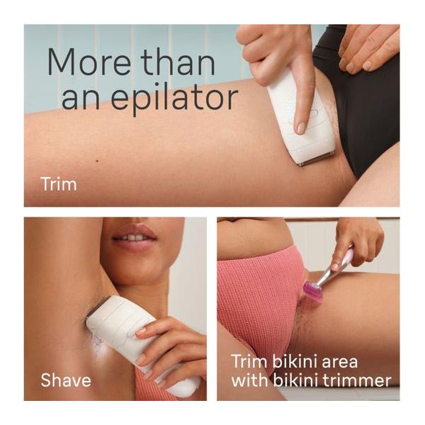 BRAUN Silk-épil 5 5-230 Wet & Dry Epilator - White & Flamingo