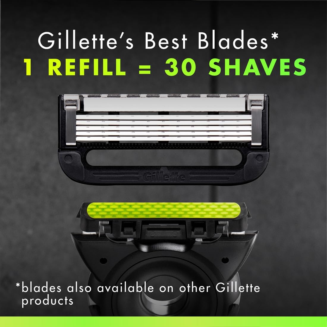 Gillette Labs With Exfoliating Bar Razor, 1 Handle, 5 Blades, Includes Premium Magnetic Stand, Gillette Labs Shave Gel, Washbag Gift set