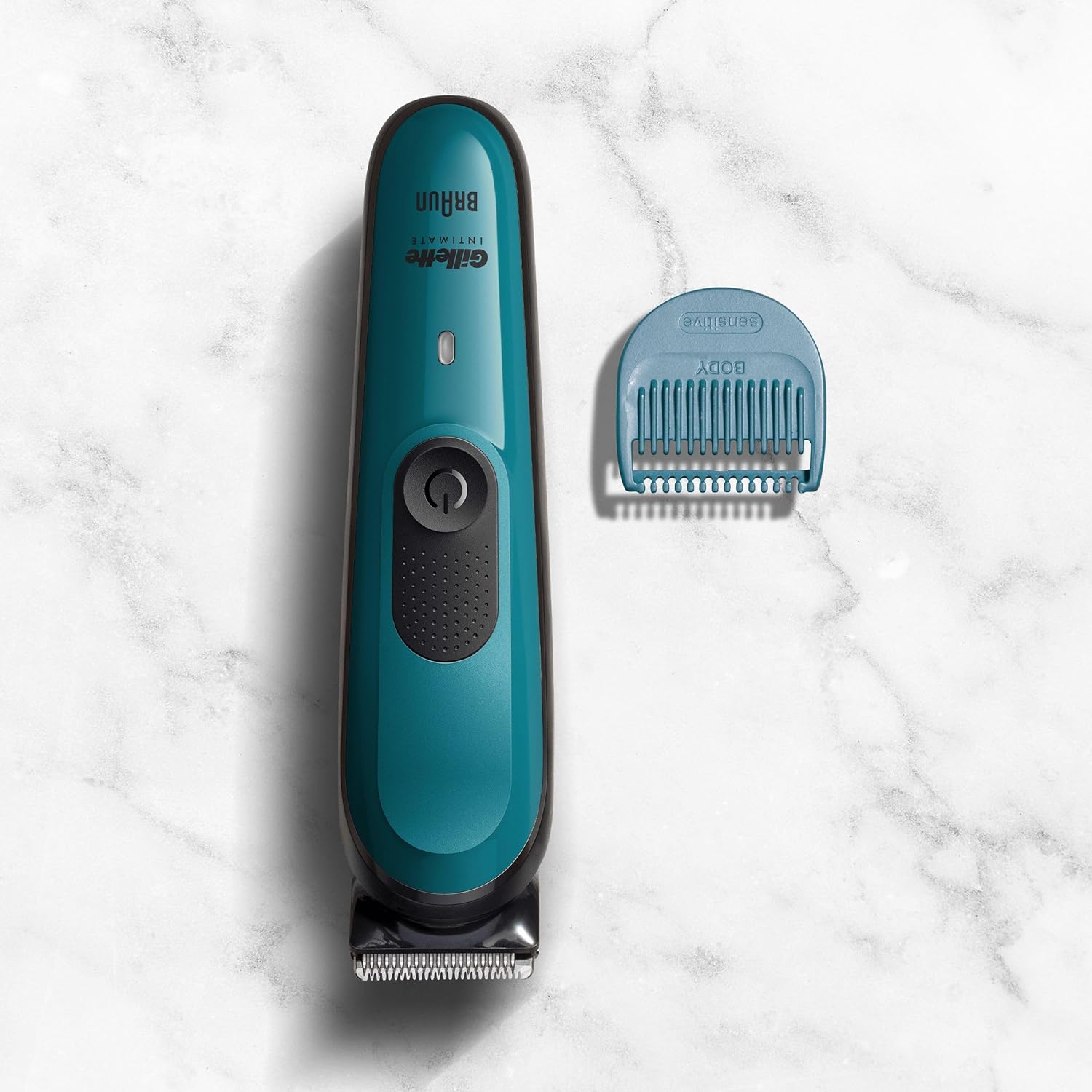 Gillette Intimate i3 Men’s Trimmer , SkinFirst Pubic Hair Trimmer for Men, Waterproof, Cordless - Wet & Dry