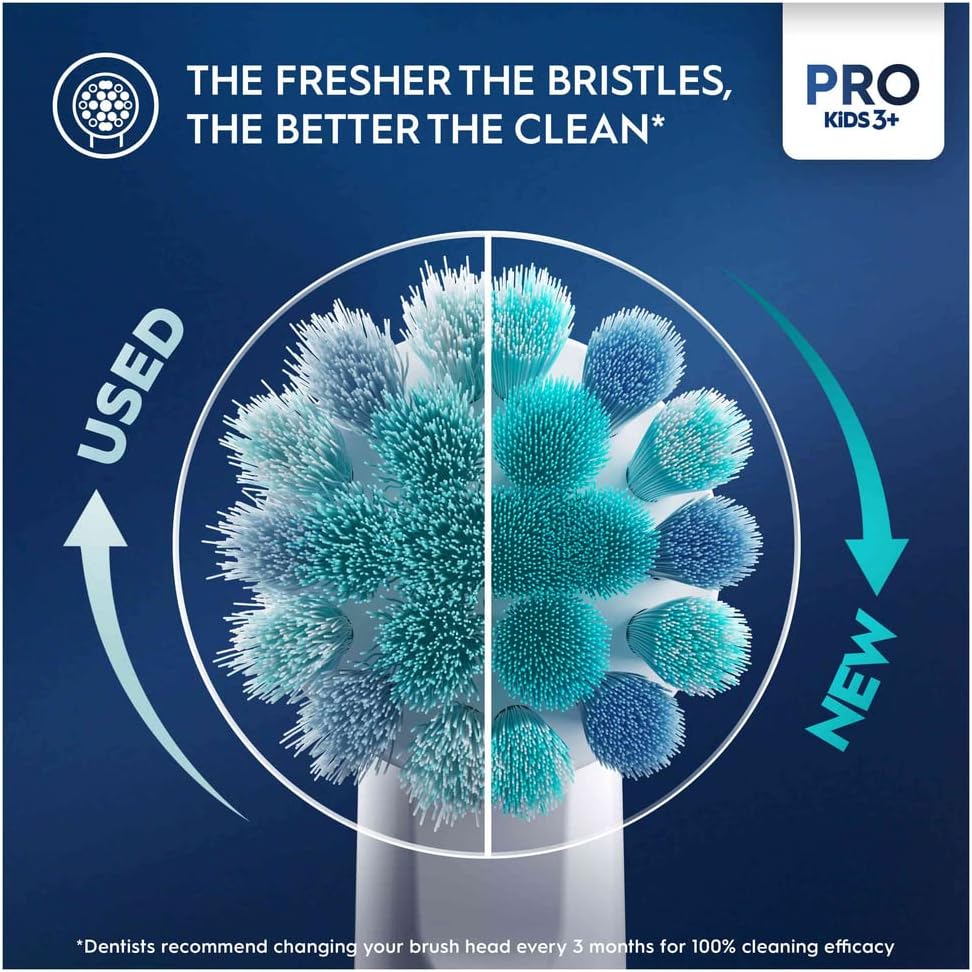 Oral-B Pro Frozen Kids Electric Toothbrush  For Ages 3+ - Blue - Healthxpress.ie
