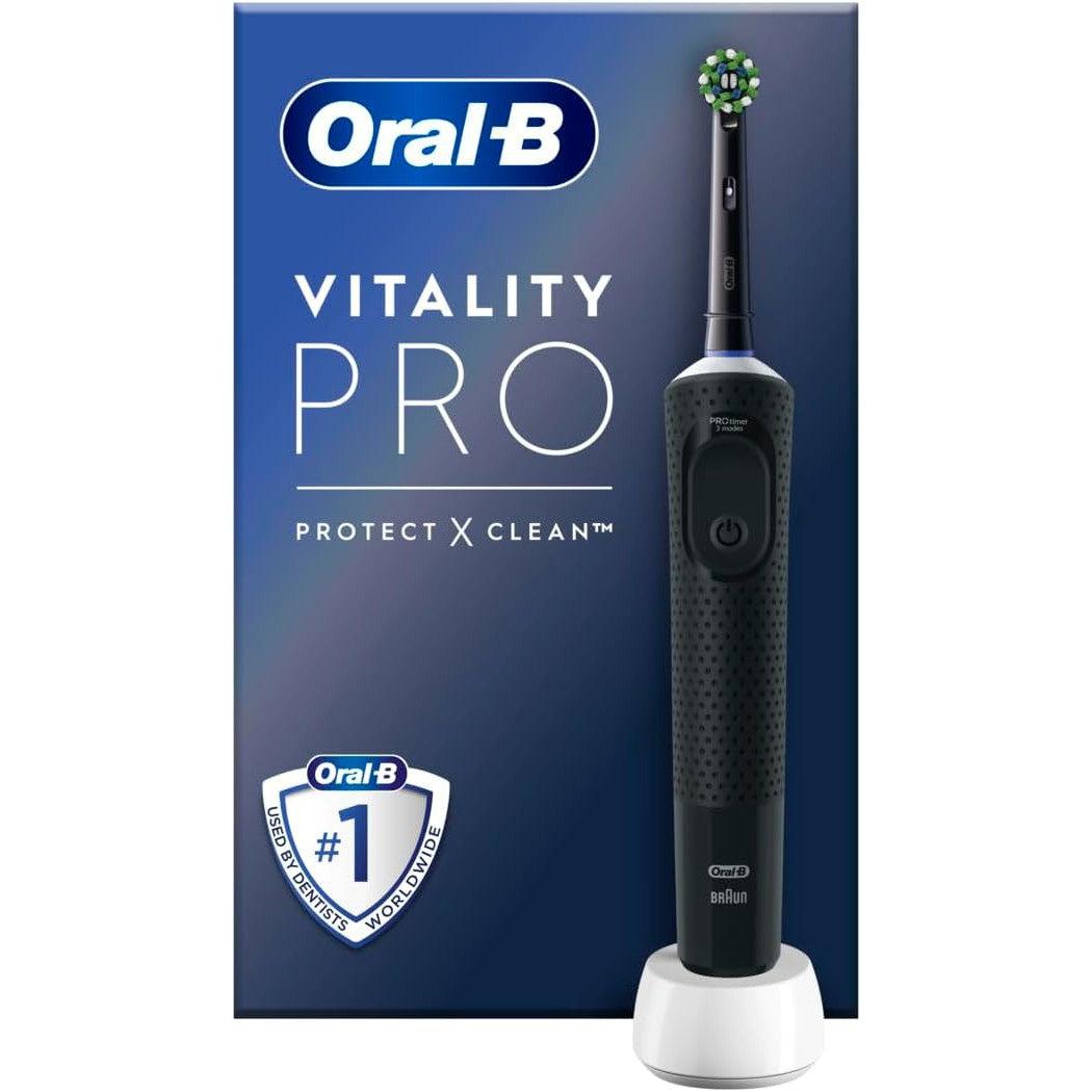 Oral-B Vitality Pro Electric Toothbrush with 1 x Brush Head - Black - Healthxpress.ie