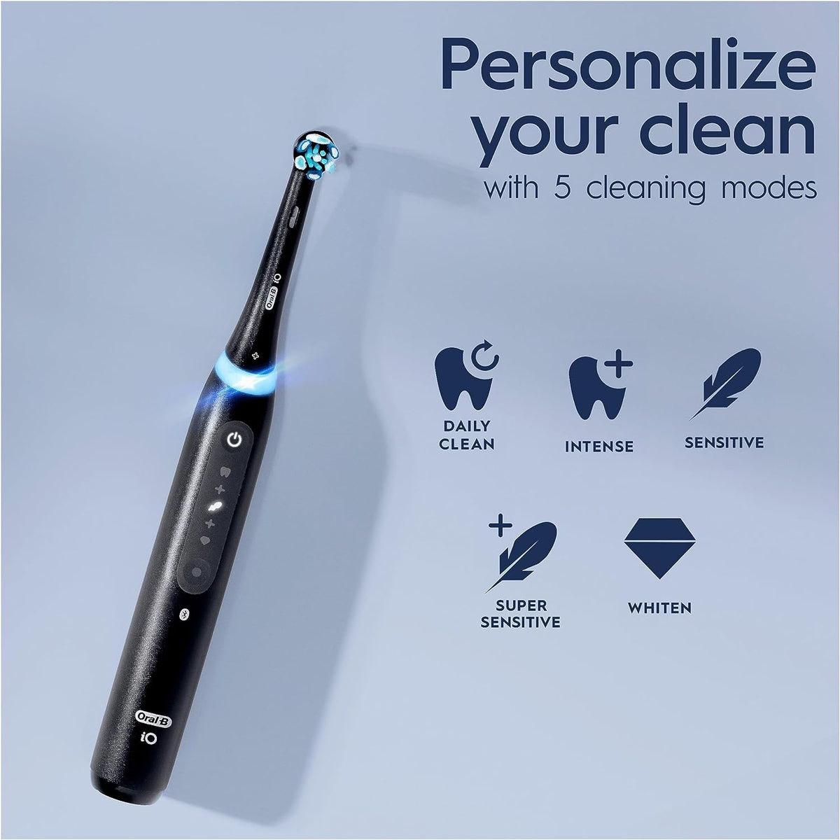 Oral-B iO 5 Electric Toothbrush, with Revolutionary Magnetic Technology - Matt Black - Healthxpress.ie