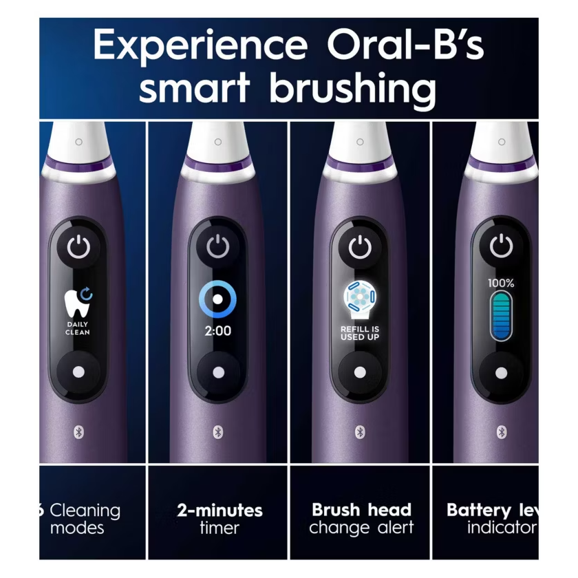 Oral-B iO8 Electric Toothbrush Black Onyx with Limited Edition Travel Case - Healthxpress.ie