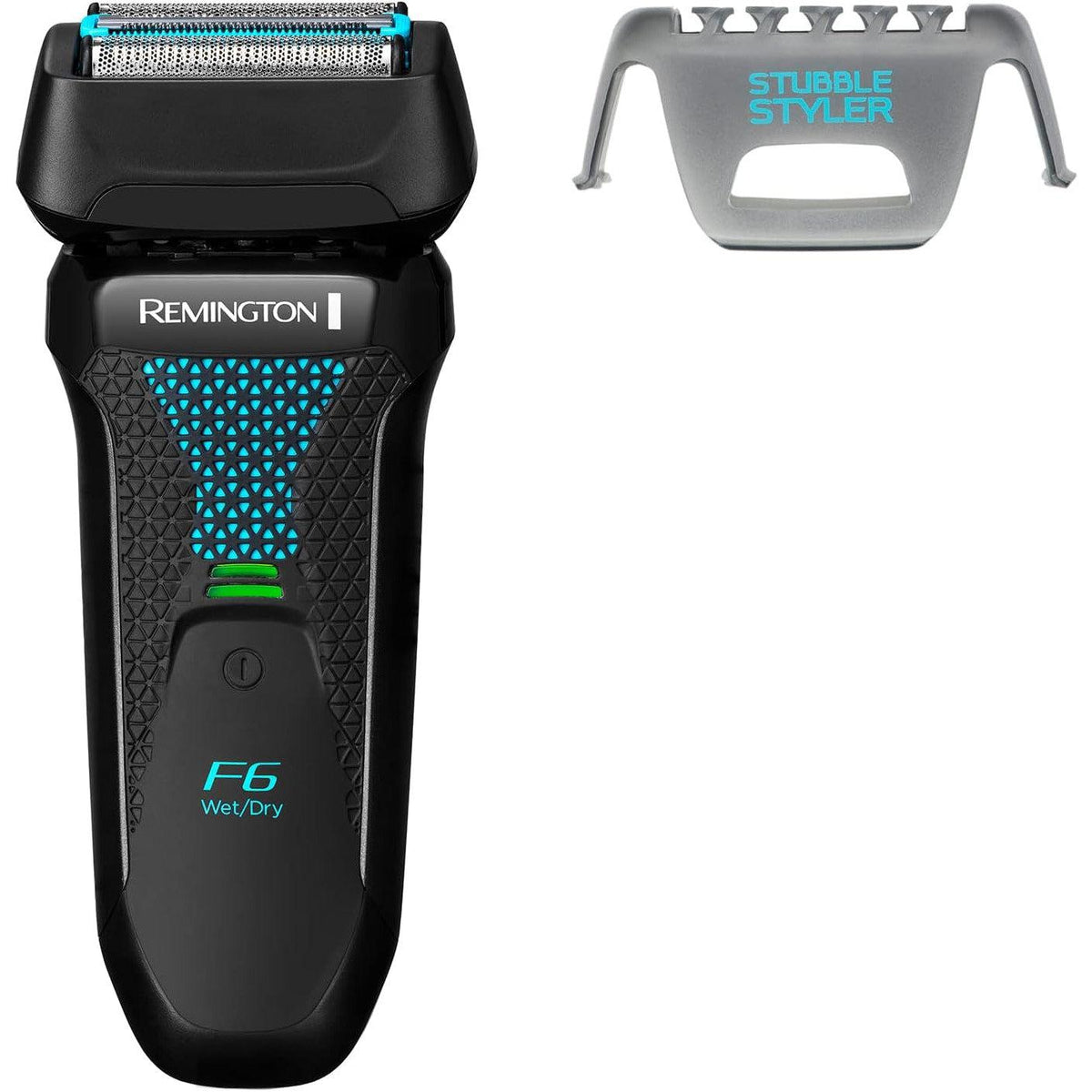 Remington F6 Style Series Aqua Electric Shaver for Men - 100% Waterproof Cordless Foil Razor with USB Charging and Pop-Up Trimmer; F6000, Black - Healthxpress.ie