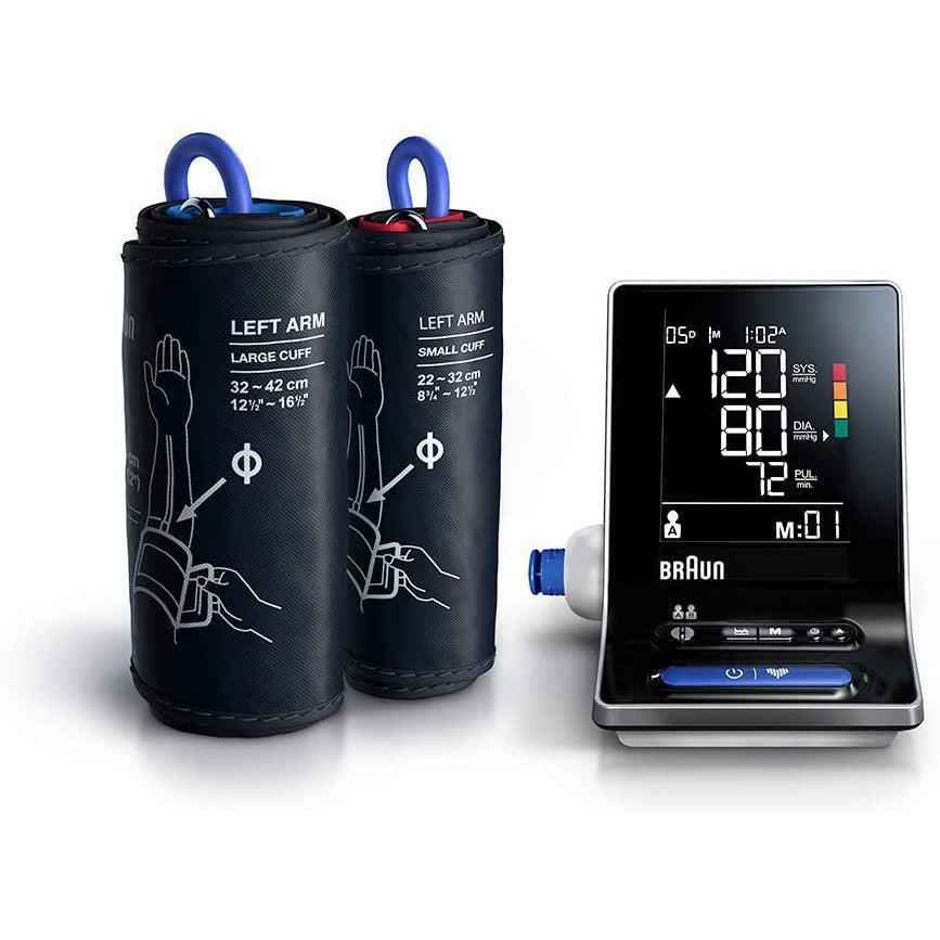 Braun ExactFit 3- BUA6150WE Upper Arm Blood Pressure Monitor with  2 Cuff Sizes, Clinically Proven