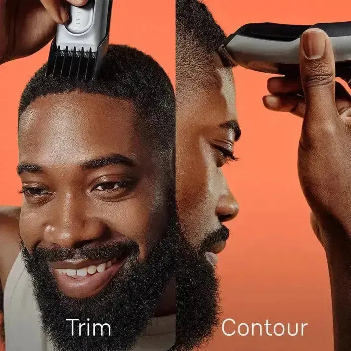 Braun Hair Clipper Series 7 HC7390 with 17 Length Settings, 2 combs, Charging Stand & Pouch