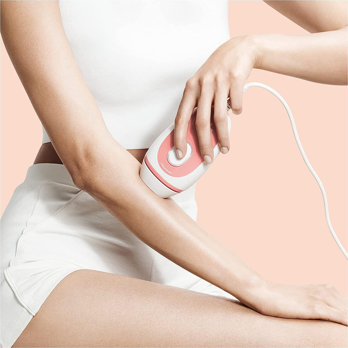 Braun IPL Silk·Expert Mini PL1014 Latest Generation IPL , Permanent Visible Hair Removal, White/Pink - Healthxpress.ie
