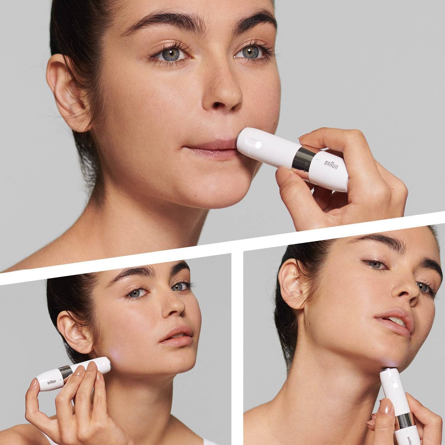 Braun Mini Hair Remover FS1000 with Smartlight - Quick and Easy Use - White