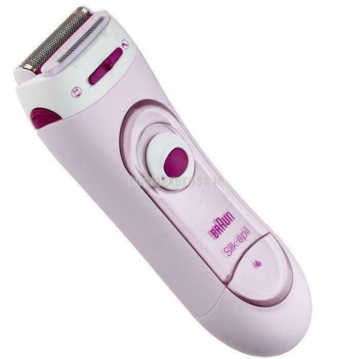 Braun Silk-Epil 5-100 Hair Removal Electric Battery Lady Shaver LS5100 w/ 1 Extra - Pink - Healthxpress.ie