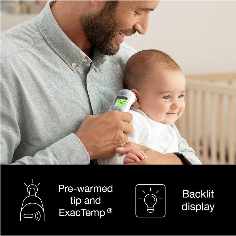 Braun Thermoscan 7 IRT6520 Digital Ear Thermometer with 21 disposable probe covers