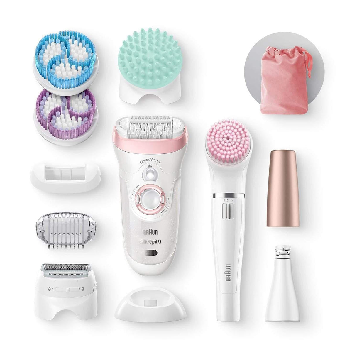 Braun Women's Silk-épil Beauty Set 9 9/985 Wet and Dry Epilator w/ 8 Extras - Healthxpress.ie
