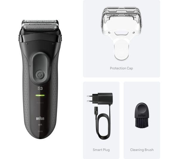 Braun Men's Series 3 ProSkin 3000s Electric Shaver w/ Protection cap - Grey