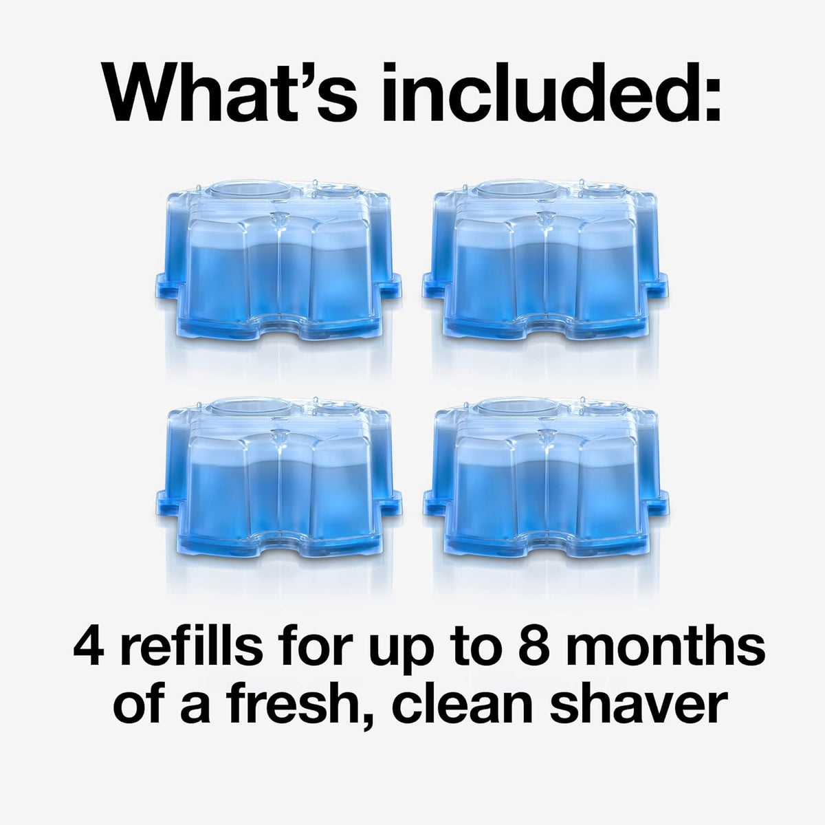 Braun Clean and Renew Refill Cartridges CCR, 4 Pack - Healthxpress.ie