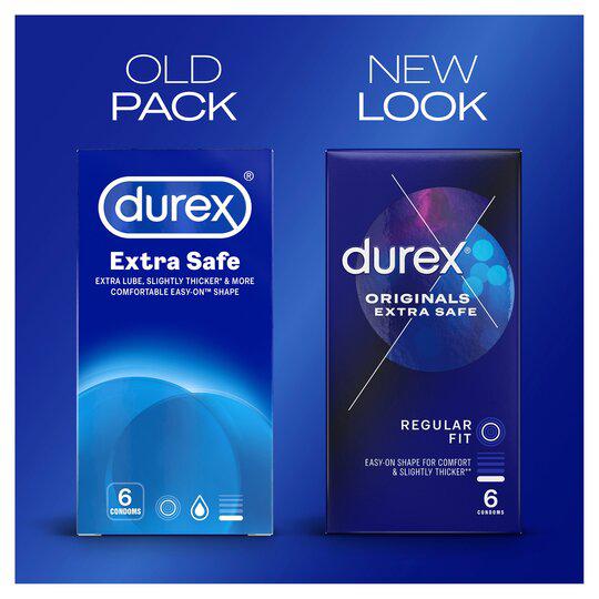 Durex Extra Safe  Condoms, Pack of 6 - Healthxpress.ie