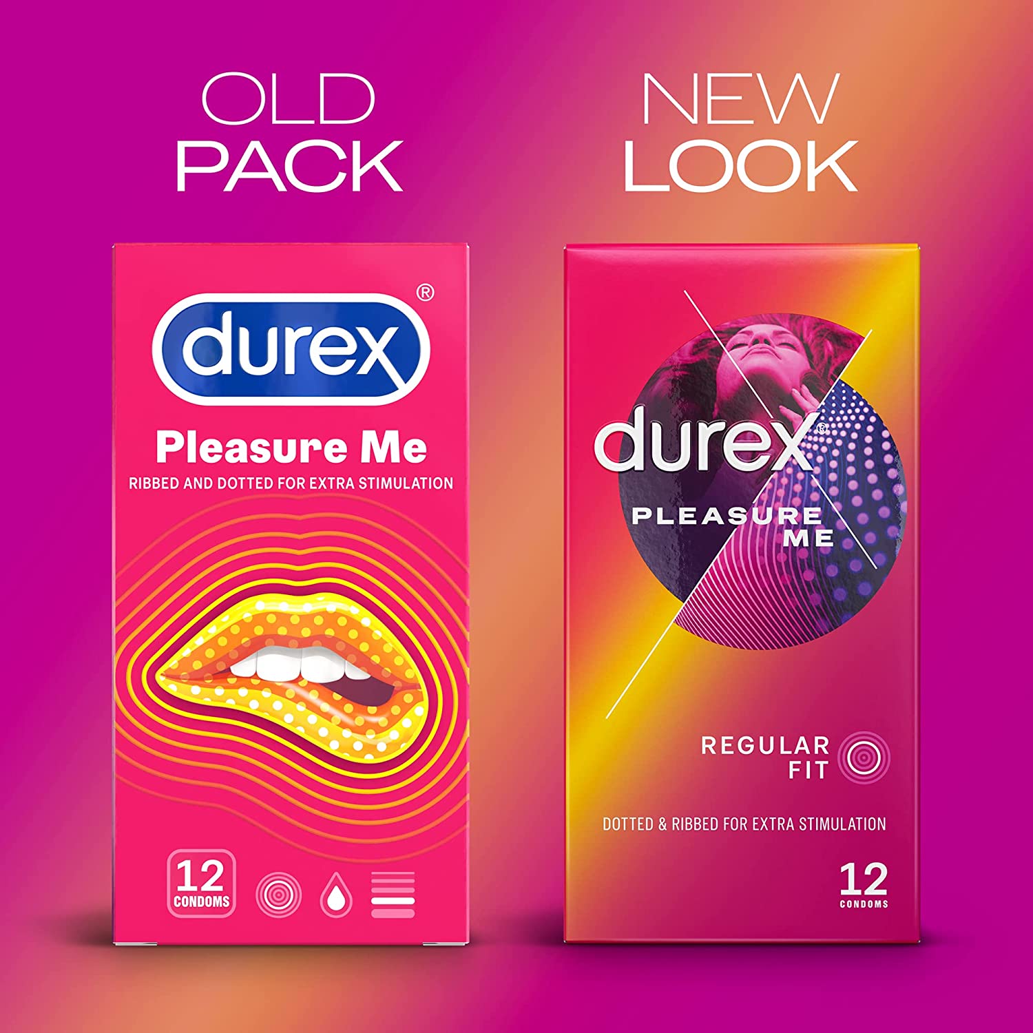 Durex Pleasure Me Condoms, Pack of 12 - Healthxpress.ie