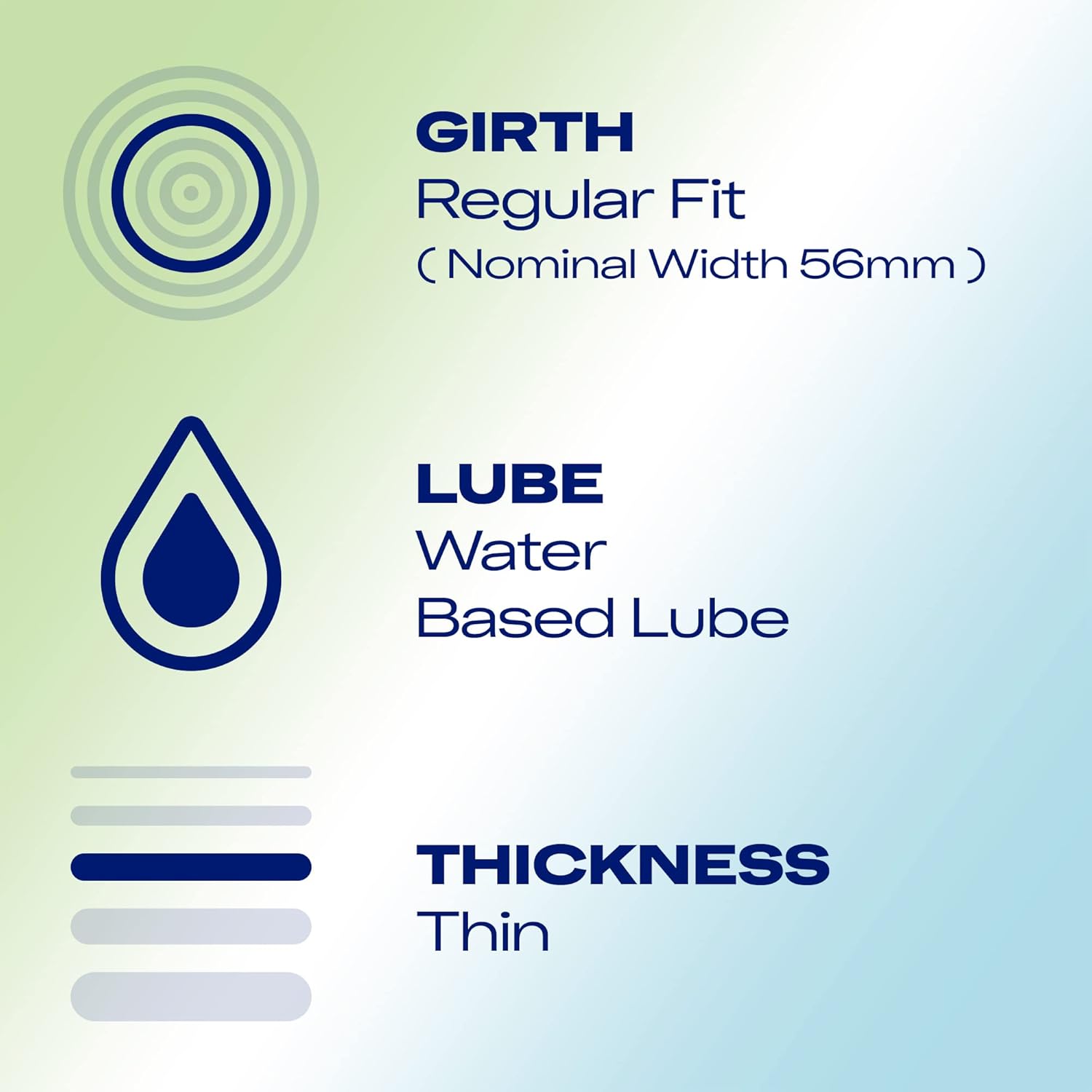 Durex Naturals Condoms, Pack of 12 - Regular Fit