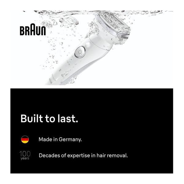 BRAUN Silk-épil 9 SE9-061 Wet & Dry Epilator - Silver