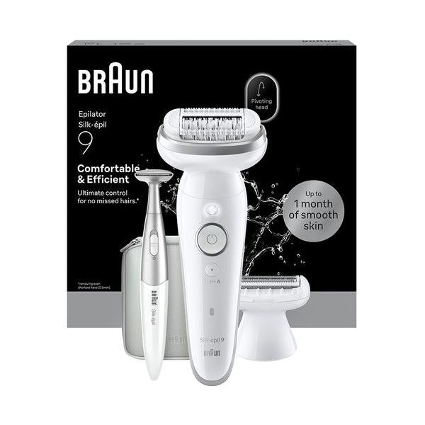 BRAUN Silk-épil 9 SE9-241 Wet & Dry Epilator - Silver