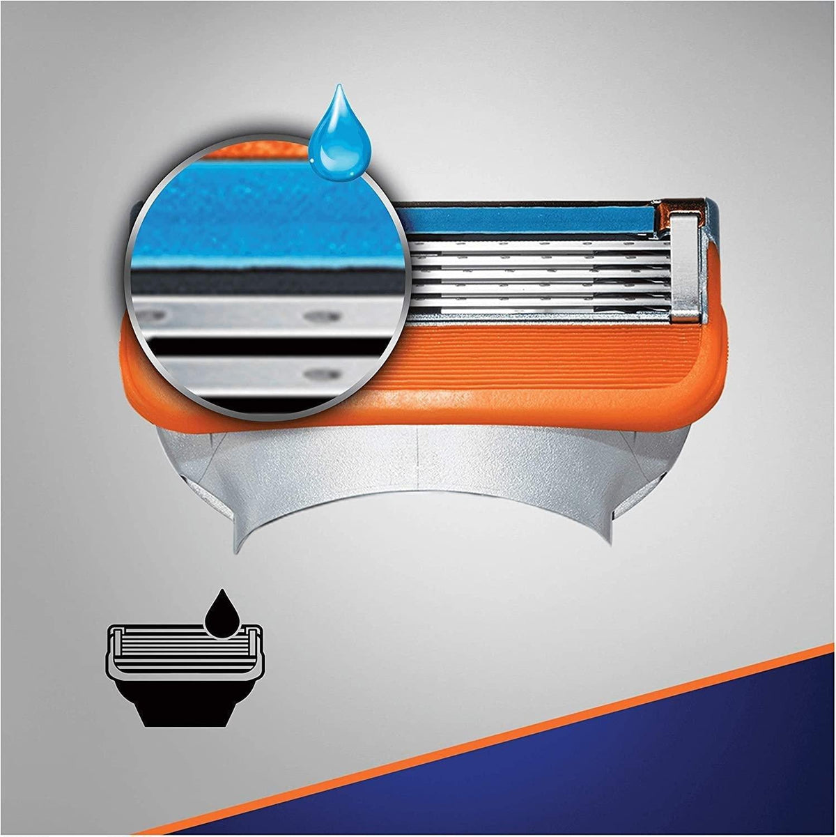 Gillette Fusion Razor Blade Cartridges for Men - 4 Pack - Healthxpress.ie