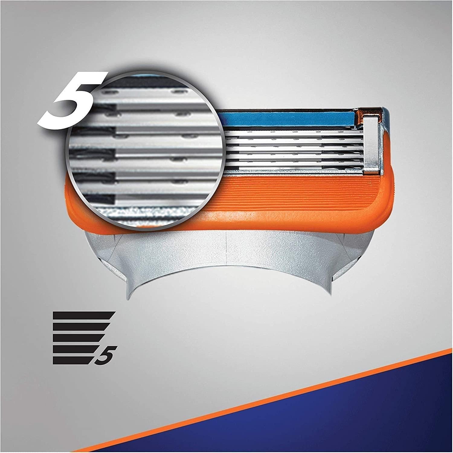 Gillette Fusion Razor Blade Cartridges for Men - 4 Pack - Healthxpress.ie