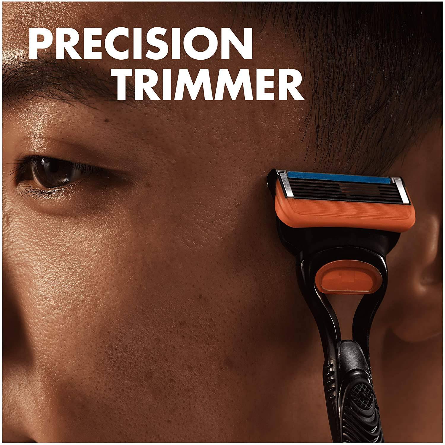 Gillette Fusion5 Razor Big Blade Pack w/ 10 Blade Refill - Five-Blade Technology - Healthxpress.ie