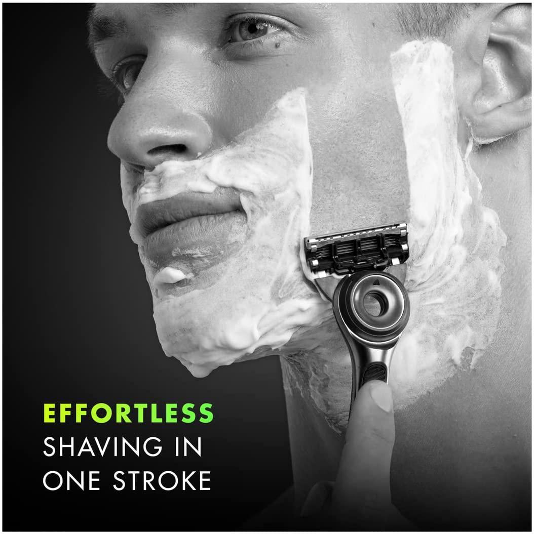 Gillette Labs Men's Razor + 1 Razor Blade Refill, with Exfoliating Bar, Includes Premium Magnetic Stand - Healthxpress.ie