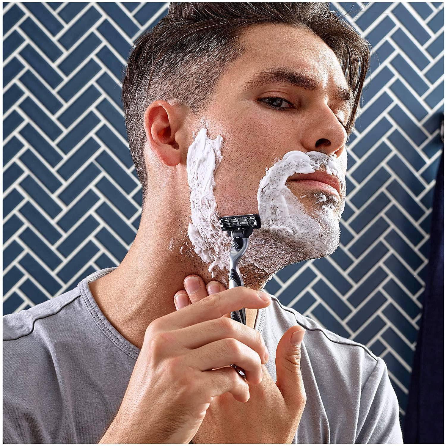 Gillette Mach3 Razor Big Blade Pack - Stronger-Than-Steel Blades - 12 Refills - Healthxpress.ie