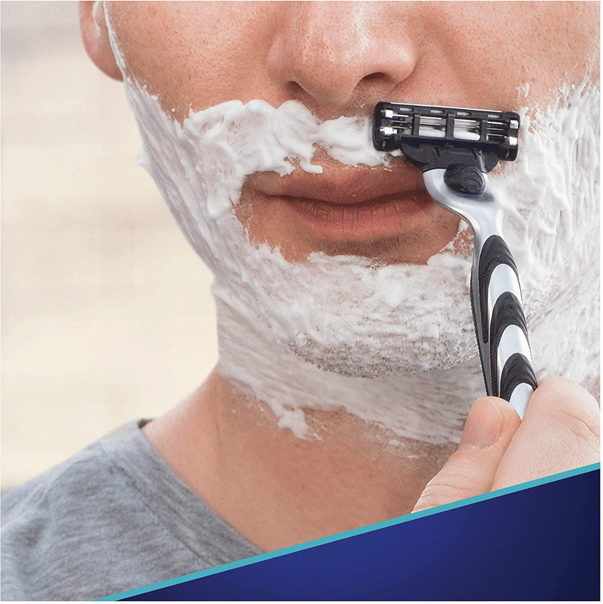 Gillette Mach3 Refill Razor Blades - with Anti-Friction Microfins - 4 Pack - Healthxpress.ie