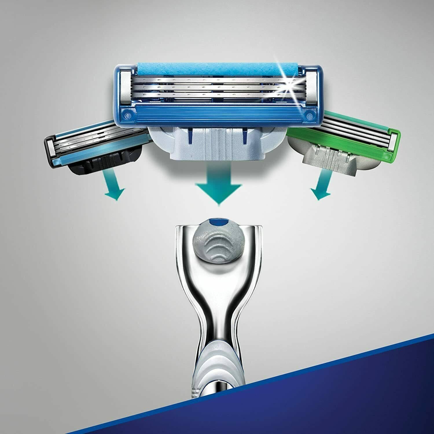 Gillette Mach3 Turbo Men's Razor Starter Pack with 4 Refills - Turbo Blades - Healthxpress.ie