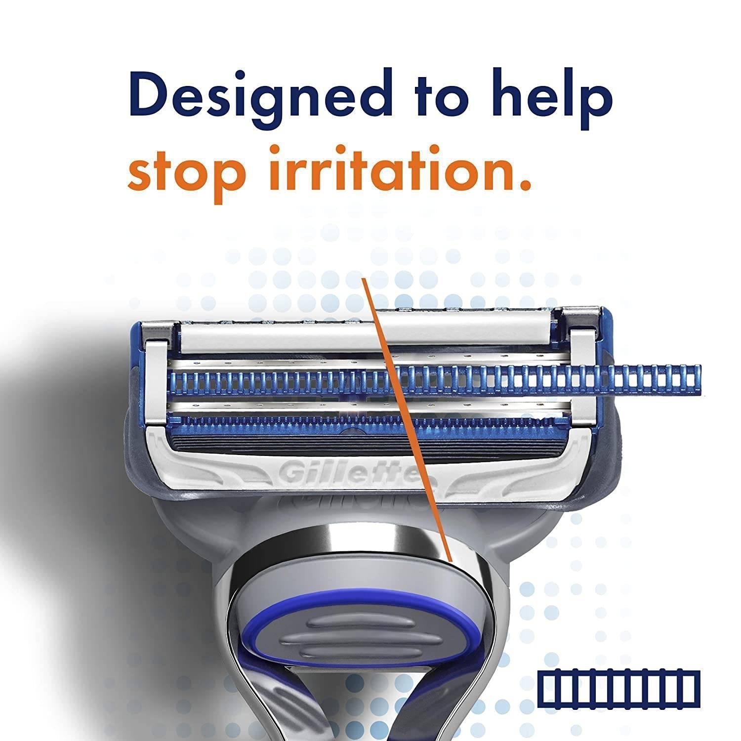Gillette Men's Skinguard Sensitive Razor Starter Pack - Healthxpress.ie