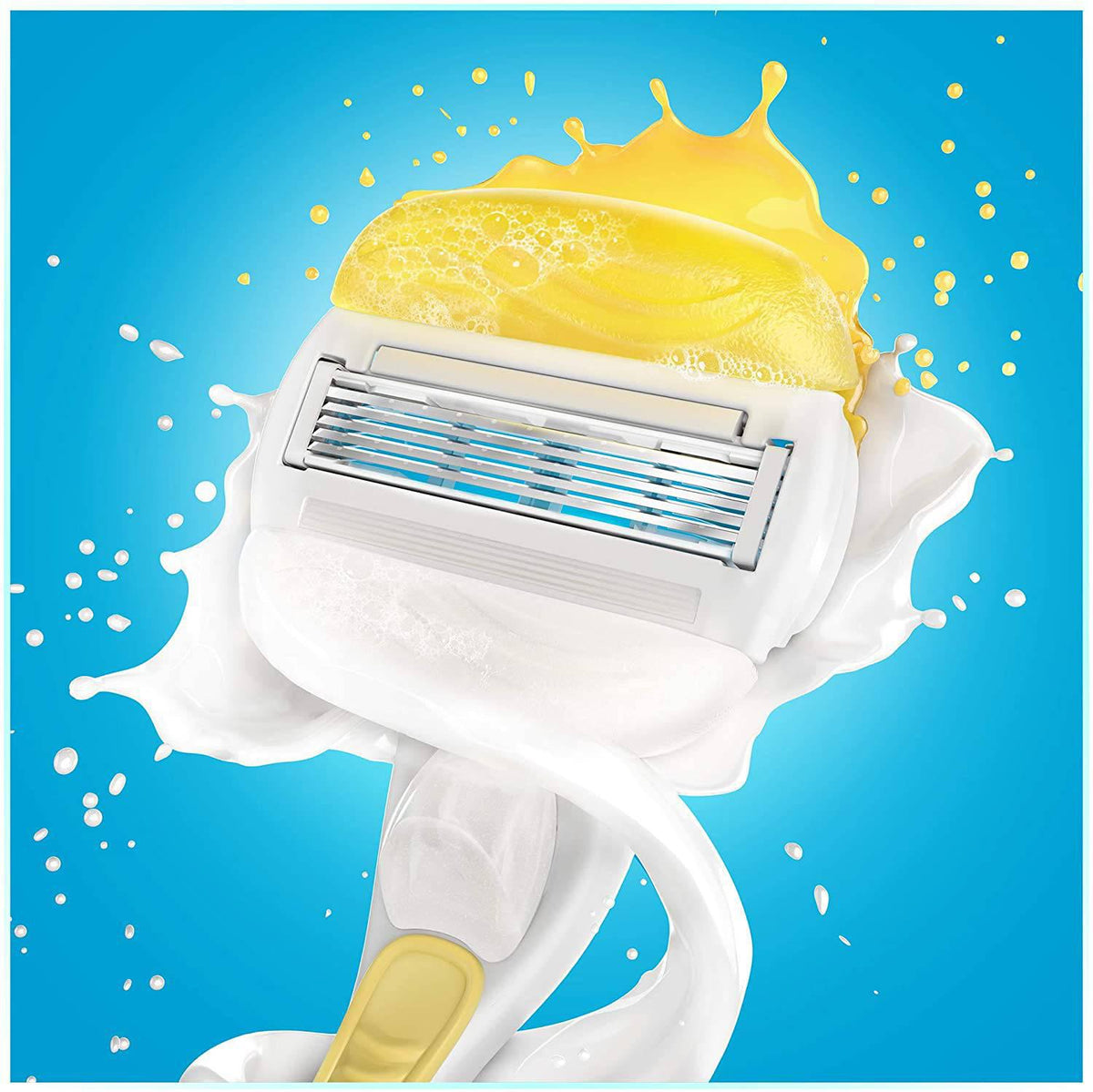 Gillette Venus ComfortGlide with Olay Razor Starter Pack - 5 Blades, Round Head - Healthxpress.ie