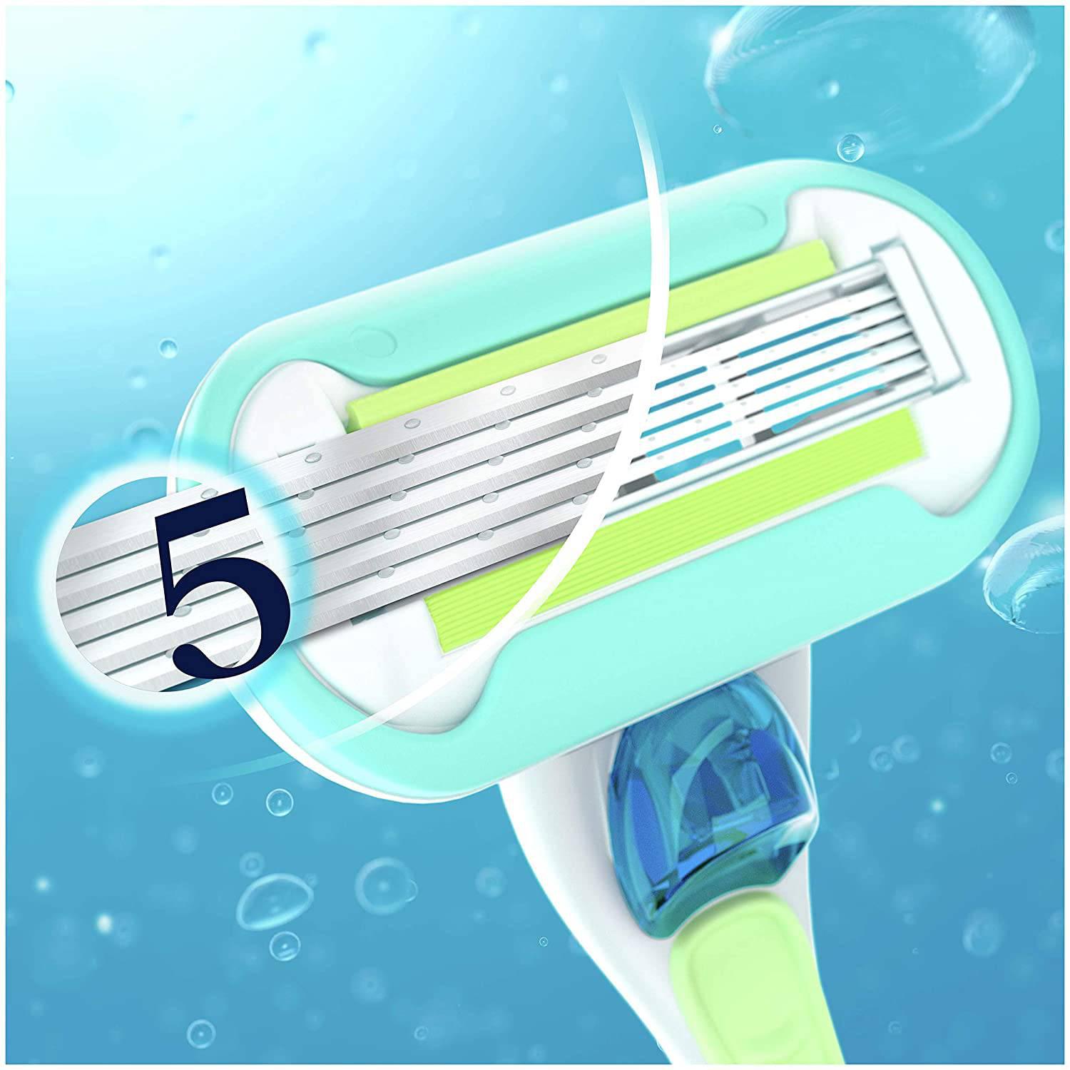 Gillette Venus Embrace Razor Blades - Curve Hugging Blades, Pack of 6