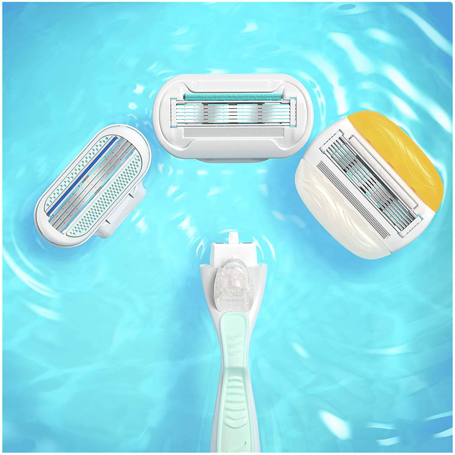 Gillette Venus Extra Smooth Sensitive Starter Pack - 5 Diamond Coated Blades - Healthxpress.ie